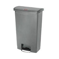 Slim Jim 68L Front Step Bin Grey Rubbermaid
