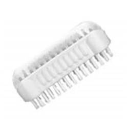 Double Sided Hand & Nail Brush White Oates