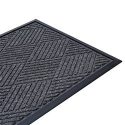 Diamond Prestige Outdoor Mat Charcoal 1200x1800mm Mattek