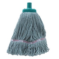 Flat Cotton Hospital Mop Head Green 350Gm Kleaning Essentials
