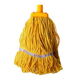 Flat Cotton Hospital Mop Head Yellow 350Gm Kleaning Essentials
