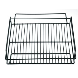Square Glass Basket Black 355x355x75mm 