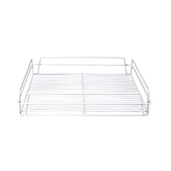 Rectangular Glass Basket White 435x355x75mm 