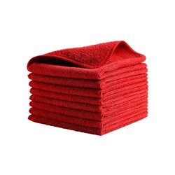 Hygen Microfibre Cloth Red 400x400mm Rubbermaid