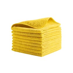 Hygen Microfibre Cloth Yellow 400x400mm Rubbermaid