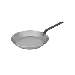 Heavy Duty Frypan 300x45mm Black Steel Matfer Bourgeat