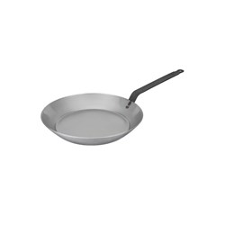 Heavy Duty Frypan 240x40mm Black Steel Matfer Bourgeat