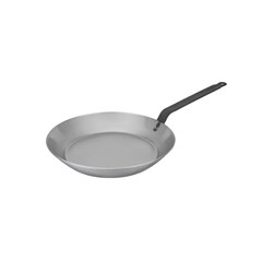 Heavy Duty Frypan 260x45mm Black Steel Matfer Bourgeat
