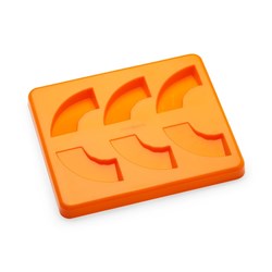 Silicone Food Mould & Lid Pumpkins 6 Portions Puree Food Molds