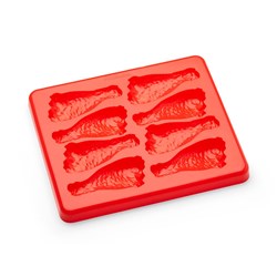 Silicone Food Mould & Lid Chicken Legs 8 Portions Puree Food Molds