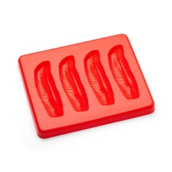 Silicone Food Mould & Lid Fish Fillets 4 Portions Puree Food Molds