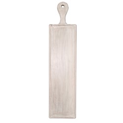 Mangowood Serving Board Rectangle White 850mm Chef Inox