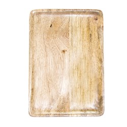 Mangowood Serving Board Rectangle Natural 350mm Chef Inox