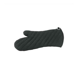 Oven Mitt 430mm Black Fire Proof 