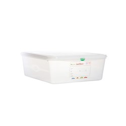 Airtight Container 2/3 With Lid 100mm White Gastronox