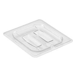 Insert Pan Lid 1/6 with Handle Polycarbonate Clear Cambro