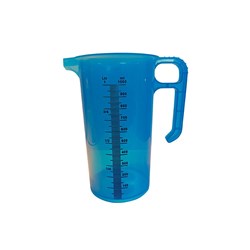  Measuring Jug 1L Blue Food Grade Pro-measures