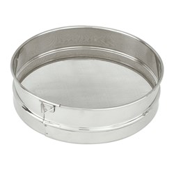 Sieve Round Fine Mesh 400mm S/S Mesh & Rim
