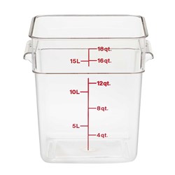 Camsquare Container Clear 17.2L Cambro