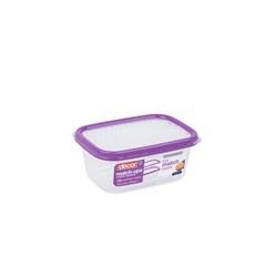 Match-Ups Basics Oblong Container Purple 500ml Decor