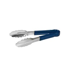 Tongs Insulated Stainless Steel 230mm Blue Handle 