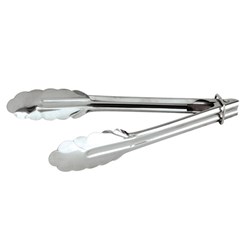 Tongs Stainless Steel Utility 300mm with Clip