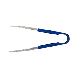 Gusto Utility Tongs Stainless Steel Blue 230mm Pro.cooker