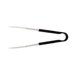 Gusto Utility Tongs Stainless Steel Black 300mm Pro.cooker