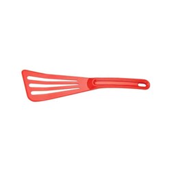 Pelton Spatula Turner Slotted 300mm Red High Heat Bourgeat