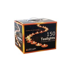 8-9 Hour Tealight Candles URO Light