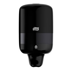 Elevation Plastic Mini Liquid Soap Dispenser Black 112x114x206mm Tork