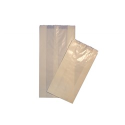 Paper Glassine Satchel Hot Dog Bag No. 2 243x115x51mm 