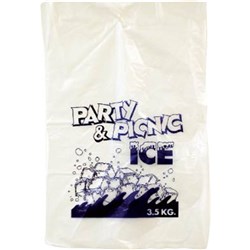 Plastic Party Ice Bag Printed 5kg 