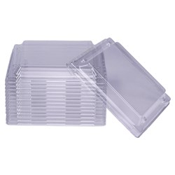3415311 - Square Plastic Lid Clear 138mm