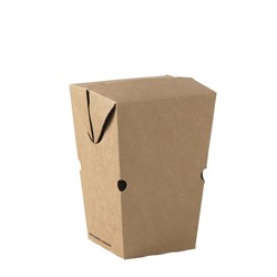 GO Hot Chip Carton Kraft Brown Large 91x91x135mm Detpak