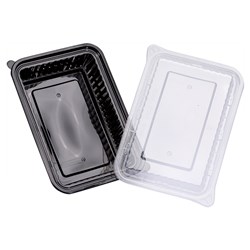 3420220 - Wavebox Rectangle Container Black 480ml