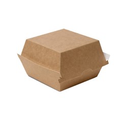 BetaEco Burger Clam Kraft 102x105x80mm BetaEco
