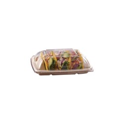 Pulp Pet Taco Tray Lid Clear Suits 153mm Sabert