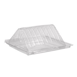 Plastic Four Point Sandwich Wedge Clear Envirochoice