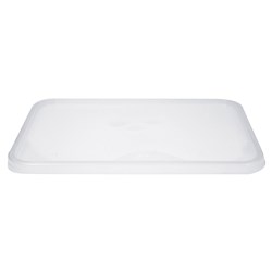 Plastic Freezer Grade Rectangle Container Lid Suits 500/750/1000ml Essentials Collection