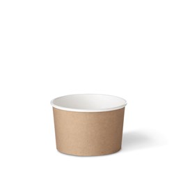 Paper Tub/ Bowl Harvest Brown 473ml Detpak