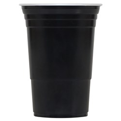 Plastic Stadium Cup Black 425ml Certified Big Cup Company