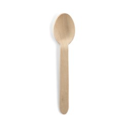 Wooden Teaspoon Natural 100mm Earth Essentials