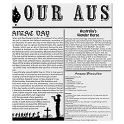 Greaseproof Deli Wrap Paper Pocket Newsprint 170mm Moda