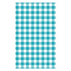 Greaseproof Deli Wrap Paper Gingham Teal 310mm Moda