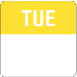 Tuesday Square Label 40Mm 500/Roll Removable Fildes Food Safety