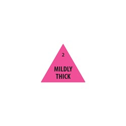 Label Triangle Mildly Thick Pink 30Mm Removable 500/Roll Fildes Food Safety