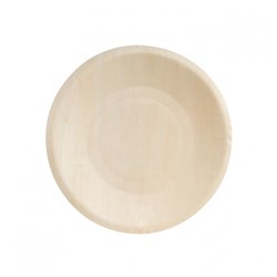 Biowood Wooden Wide Rim Round Plate 190mm 