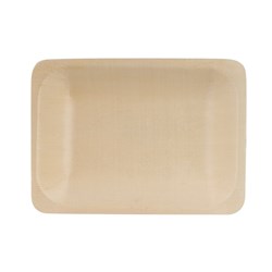 Biowood Wooden Rectangle Bowl 220x170mm 