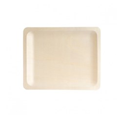 Biowood Wooden Rectangle Plate 270x220mm 
